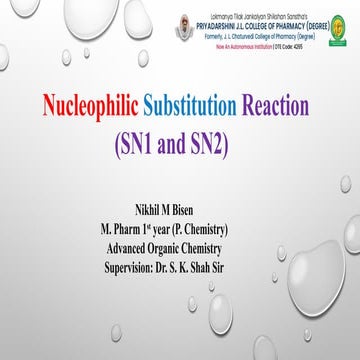 SN1 and SN2 reaction(Nucleophillic substitution reaction).pptx