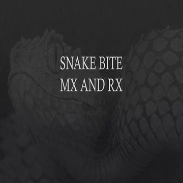 SNAKE BITE MX RX BY DR SRIRAM00000000000000000000000 R .pptx