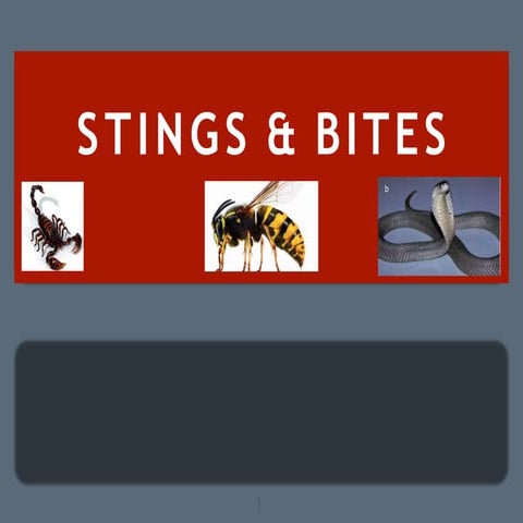 Snake Bite and stings.pptx emergency aid