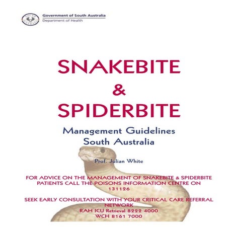 Snakebite spiderbiteguidelinessa sa-health08(1)