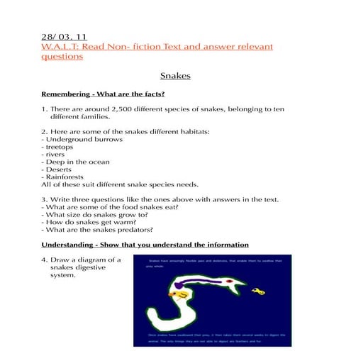 Snakes | DOCX