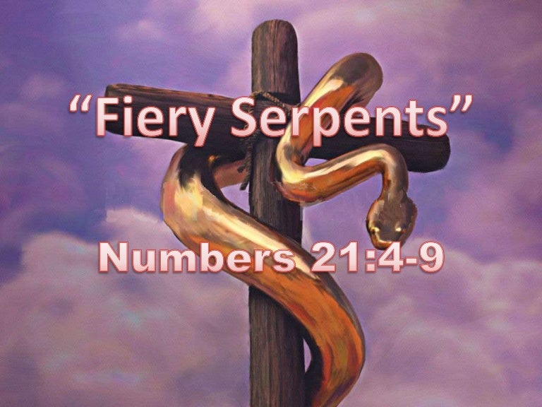 Snake on a Pole The bronze snake points to Jesus