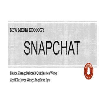 Snapchat | PDF