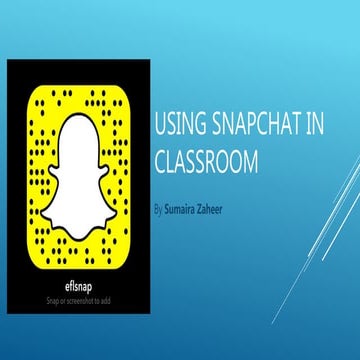 Using Snapchat in Classroom