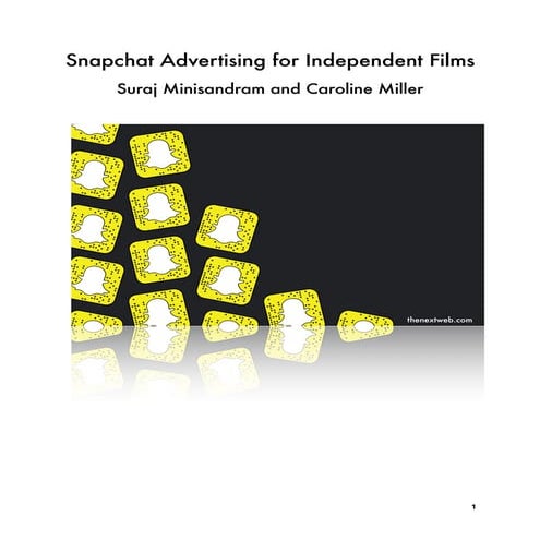 Snapchat advertising for independent films