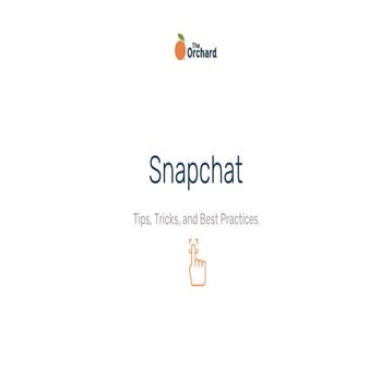 Snapchat Best Practices 2019