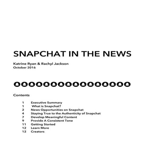 Snapchat for the news