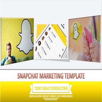 SnapChat Marketing Template