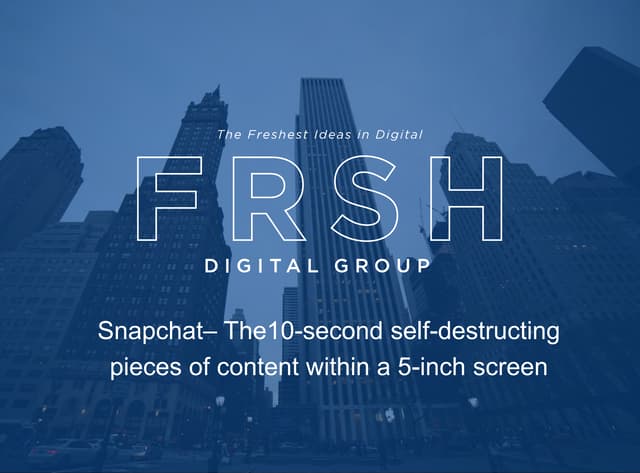 Snapchat For Brands, Yes Or No?