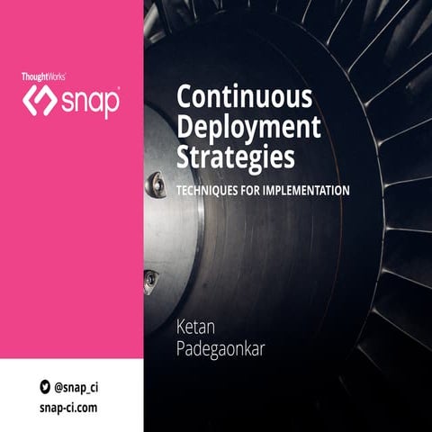 Continuous Deployment Strategies