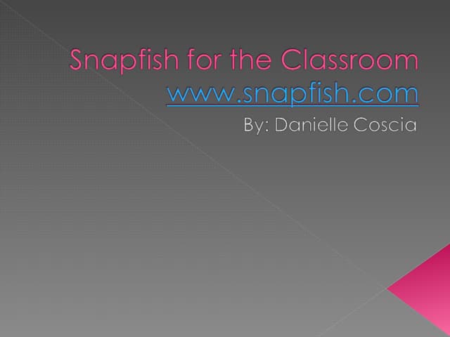 Snapfish for the Classroom