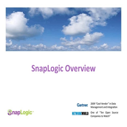 SnapLogic corporate presentation