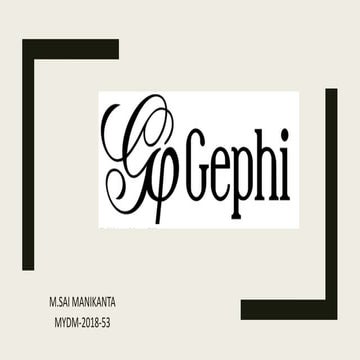 GEPHI PRESENTATION FOR FACE BOOK PAGE ANALYSIS