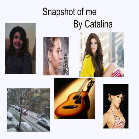 Snapshot of me by Catalina