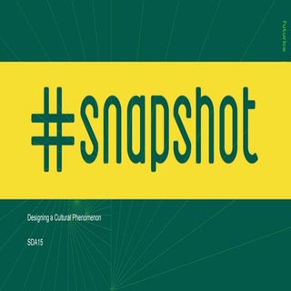 Designing a Cultural Phenomenon int...