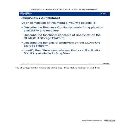 Snapview foundations | PDF