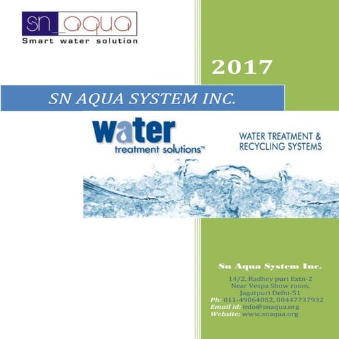 Wastewater Treatment Solutions
