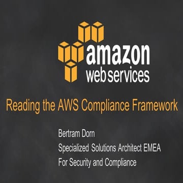 Einführung „Compliance mit AWS" - AWS Security Web Day