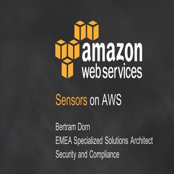 So verarbeiten Sie AWS Sensordaten, um Anwendungen zu sichern - AWS Security ...