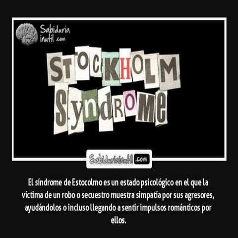 Síndrome de estocolmo