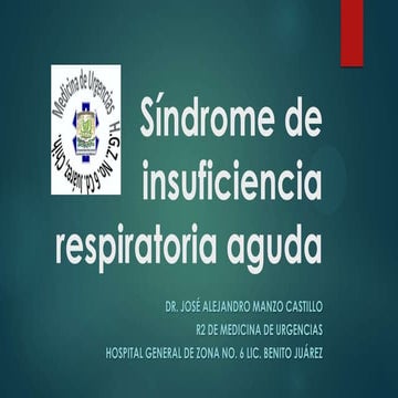 Síndrome de insuficiencia respiratoria aguda