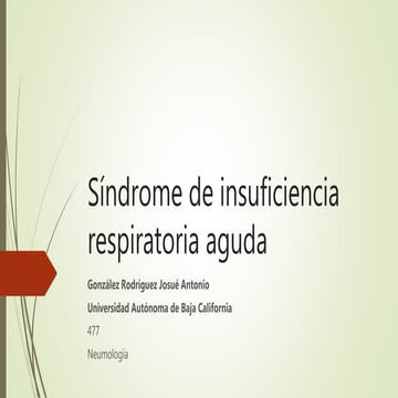 Síndrome de insuficiencia respiratoria aguda