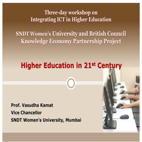 Higher Education in 21st Century