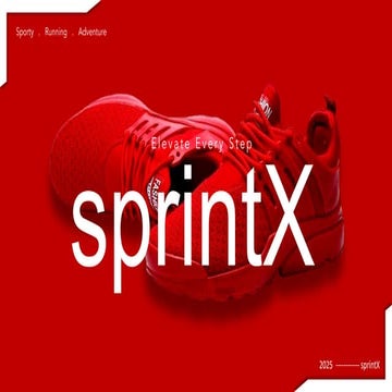 Sneaker Company Sales & Brand Presentation - Sample Template