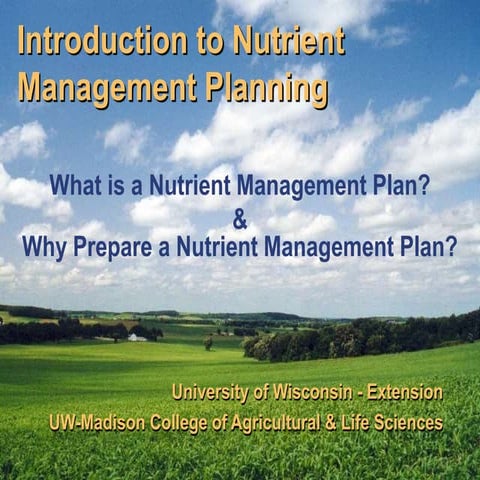 Nutrient management | PDF