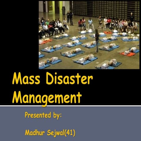 Disaster management 