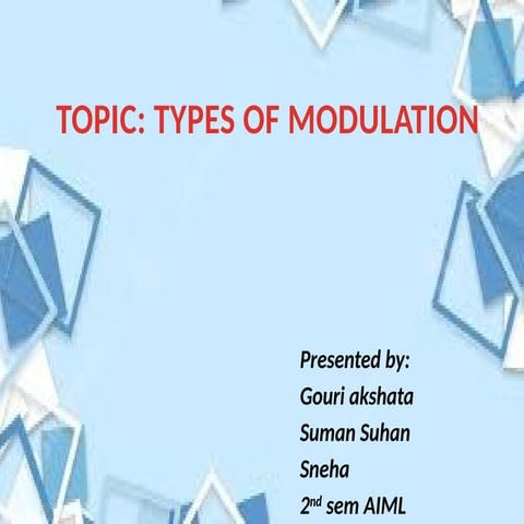 Phase modulation | PPT