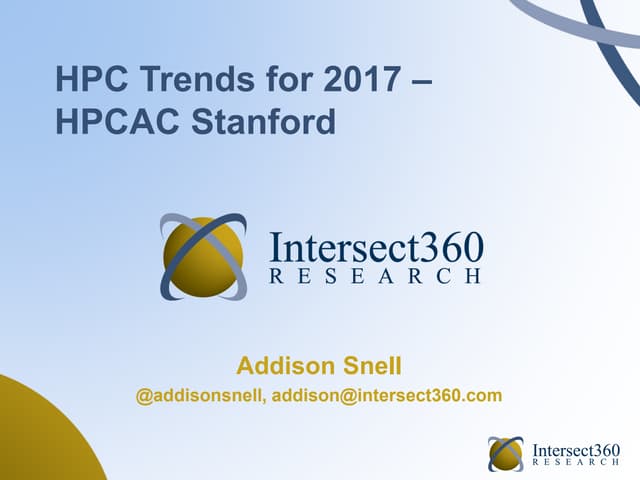 HPC Computing Trends