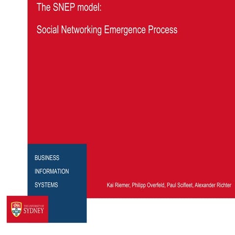 SNEP - Social Network Emergence Process