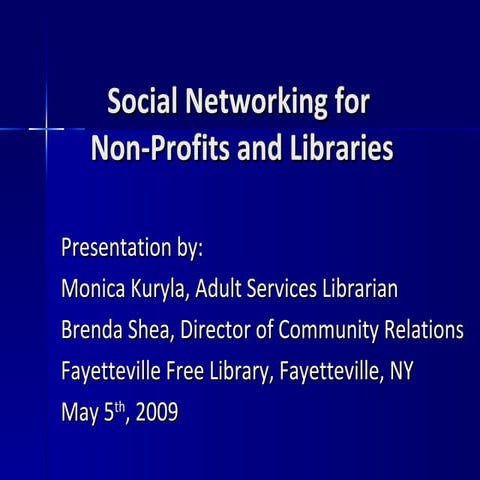 Facebook for Nonprofits