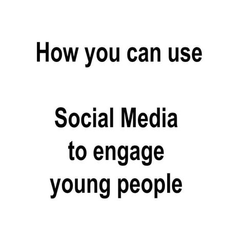 Social Networking for youth volunteering