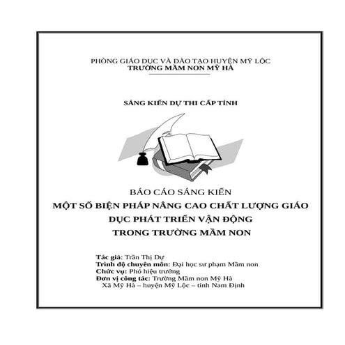 Sáng kiến một số biện pháp nâng cao chất lượng giáo dục phát triển vận động t...