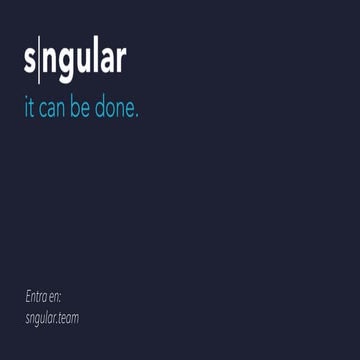 Sngular - Sass: Vitamina tu CSS