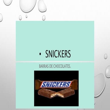 Presentacion Snickers | PPSX