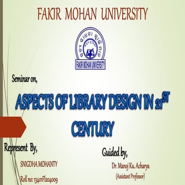 Library Interior Design - case study - Beant Singh Memorial Library | PDF