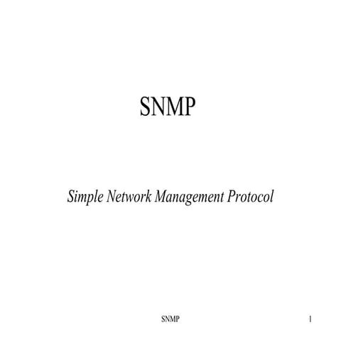 Snmp santi