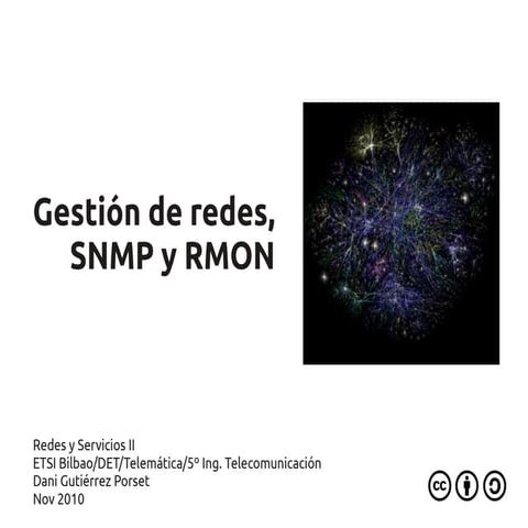 Gestión de redes, SNMP y RMON