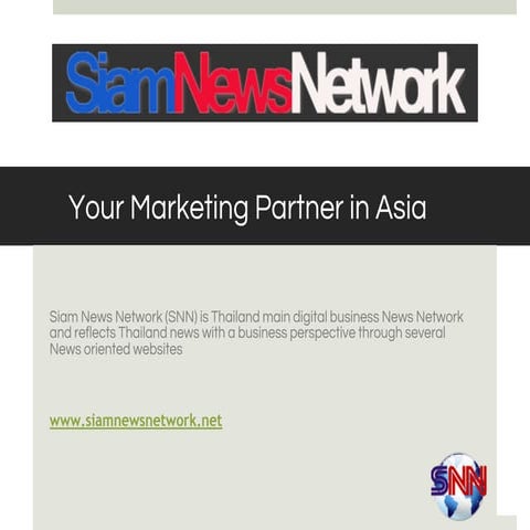 Siam News Network, your digital marketing partner in Thailand