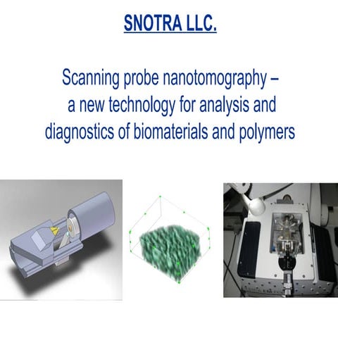 Snotra - scanning probe nanotomography technology