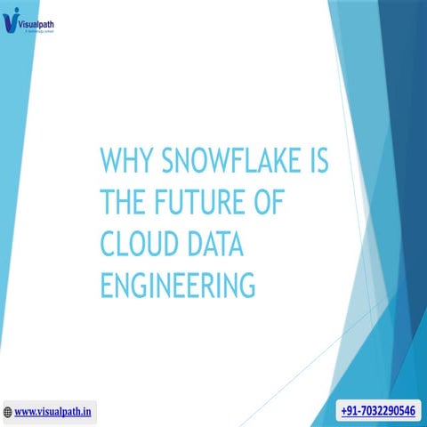 Snowflake Data Engineering | Online Training Hyderabad Visualpath