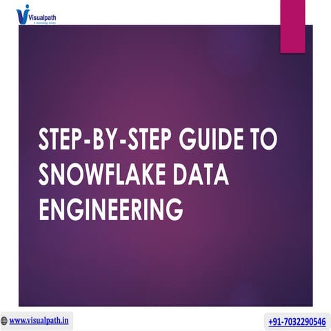 Snowflake Data Engineering with DBT Training Online | Visualpath