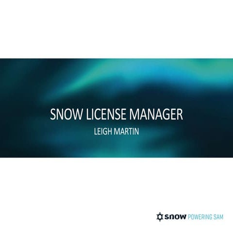 Snow Software ITAM Review Tools Day 
