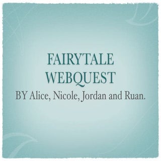 Snow white and the gingerbread man