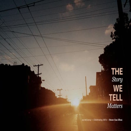 Snow: Why I Do What I Do