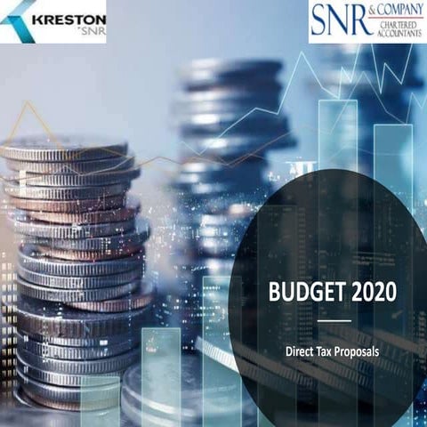 Snr budget 2020   direct tax proposals