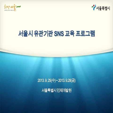 성공적인 공공기관 페이스북 운영을 위한 활성화 방안 및 성공 사례